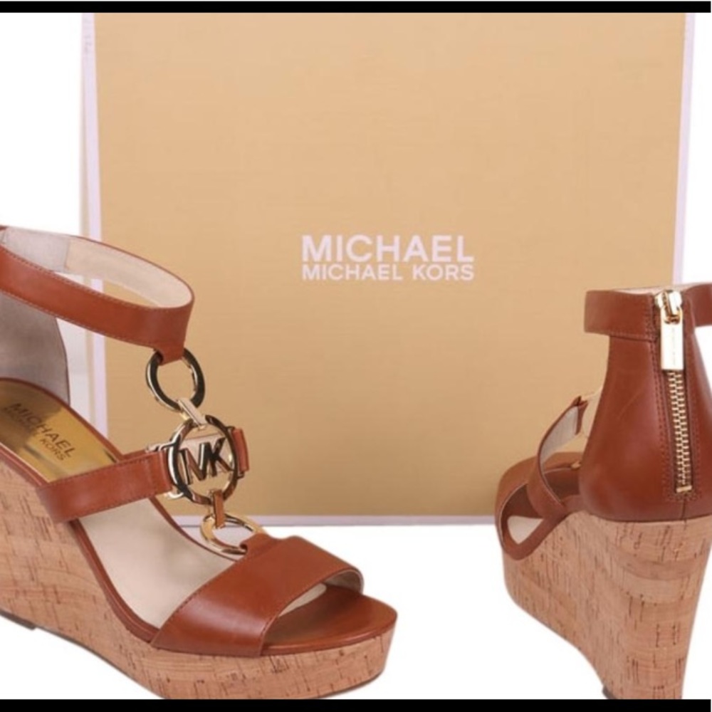 Michael Kors Logo Wedges